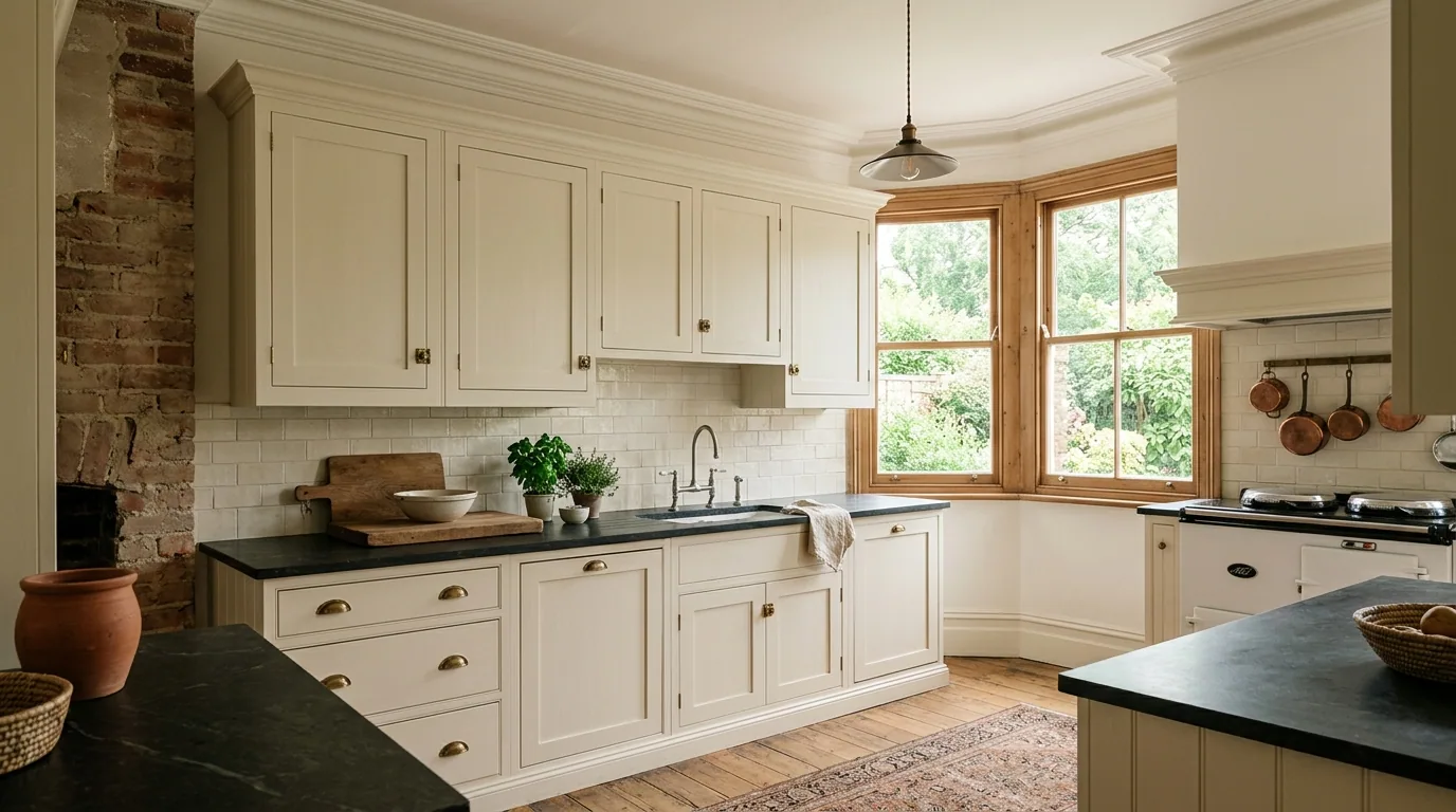 The finished result of professional cabinet painting: the completed work looking clean, correct and — Wichita Falls, TX